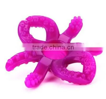 BPA Free Octopus Shaped Silicone Baby Teether Baby Pacifier