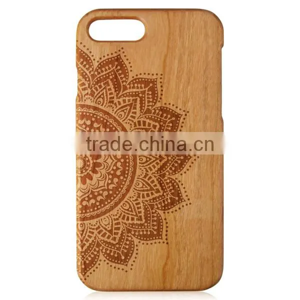Eco-friendly wooden case,100% wood phone case for iPhone7 7plus