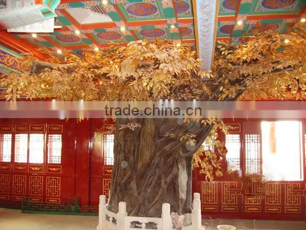 2017 New product fake banyan tree ornament UV proof tree artificial ficus tree