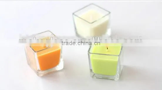 carving glass canle holder / colored candle holder