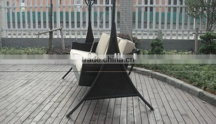 Rattan 3-seat garden swing(ESR-9690)