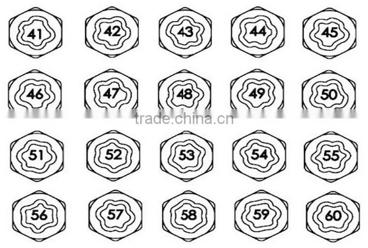 22PCS Wheel Locking Key Set For BMW