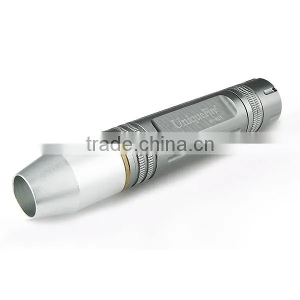 Uniquefire rechargeable jade testing led flashlight torch for jewelry with cree Q5