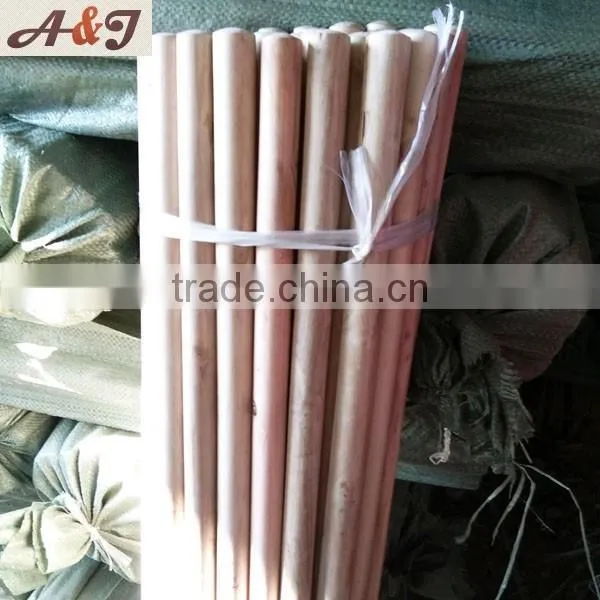 OEM wooden brush broom handle 120 cm length 2.2 cm diameter