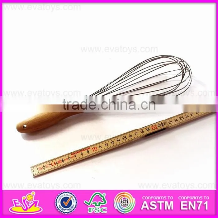2016 new products wooden egg beater for kitchen,high quality wooden egg beater for kitchen,cheap wooden egg beater W02B029