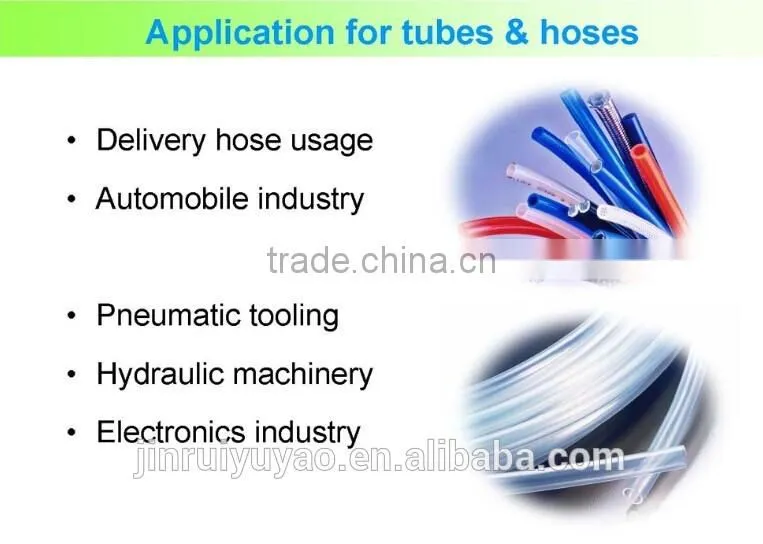 abrasion resistance pu reinforced hose yarn hose 1/4"(10mm*6.3mm) used for industry for pu tube