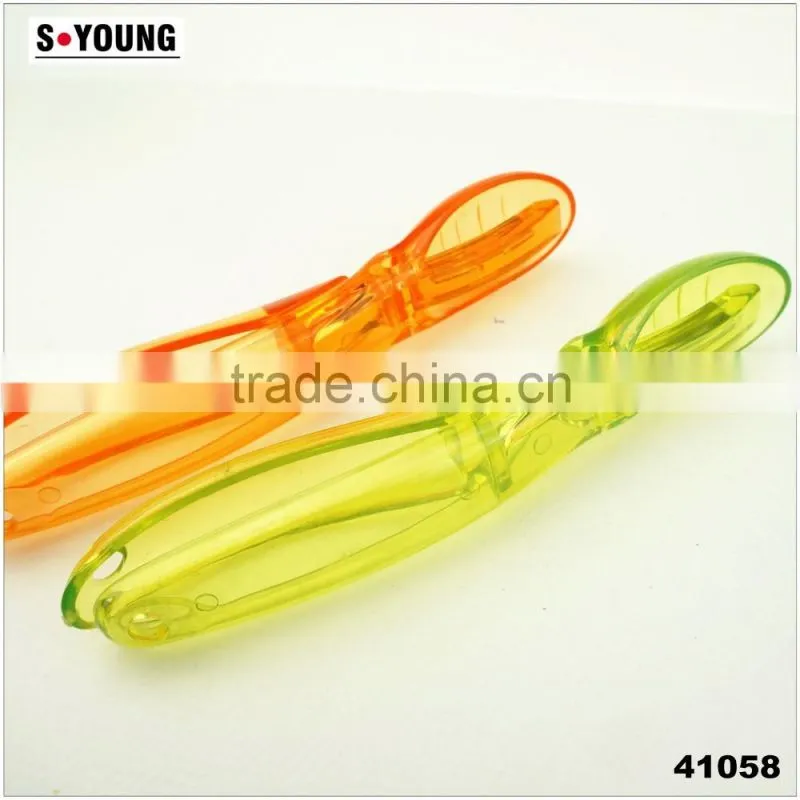 41058 Promotion 2 in 1 Kitchen Fruits Spoon Scoops scale Peeler Kitchen Gadget