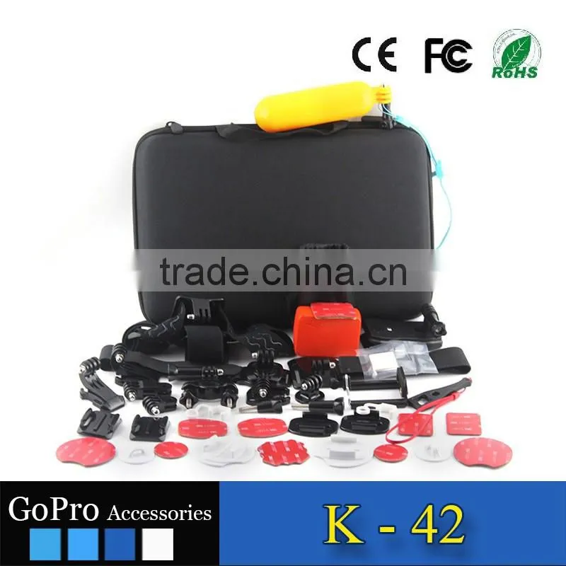 2017 kit used for gopros heros 4 accessories bundle of camera cases sport camera