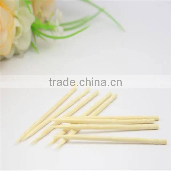 Single pointed and round bamboo cocktail toothpick