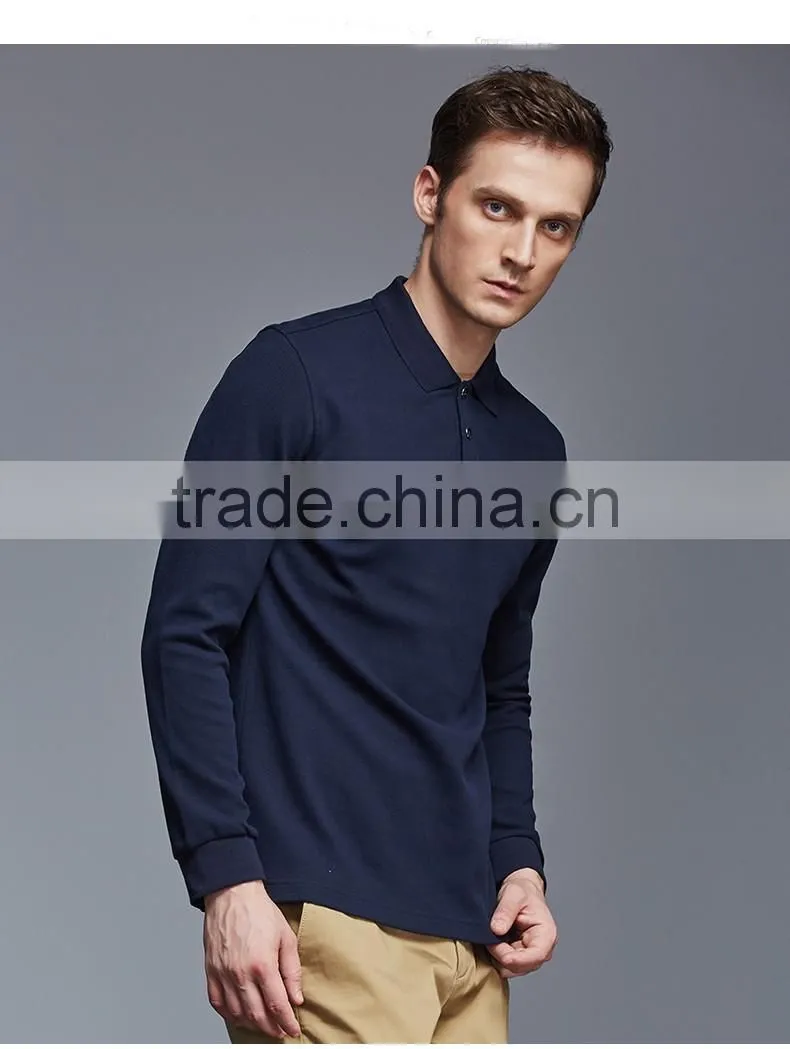 Wholesale Fancy long sleeve cotton Polo T-shirts/Polo Men Shirt/Golf Polo Shirt For Men