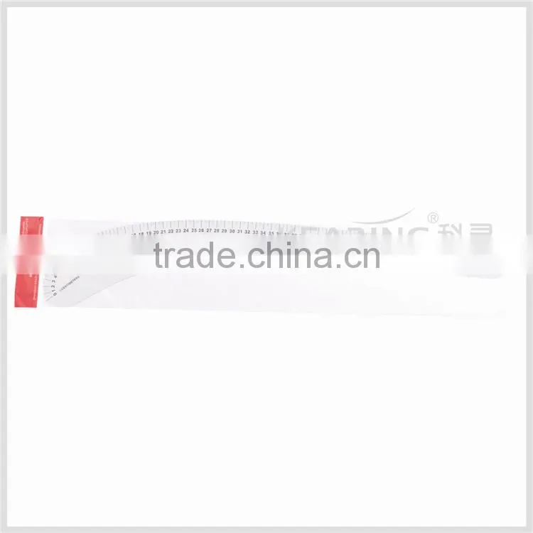 kearing brand aluminum vary form curve ruler,french curve 60cm metric,sleeve curve metric ruler#6261A