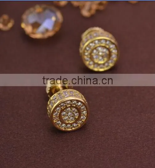 LSE851 silver screw back men earrings factory wholesales