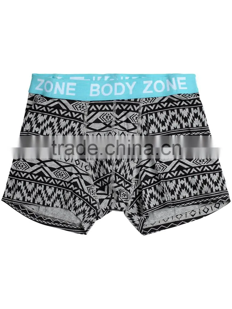 2016 new style print underwear for men boxer briefs