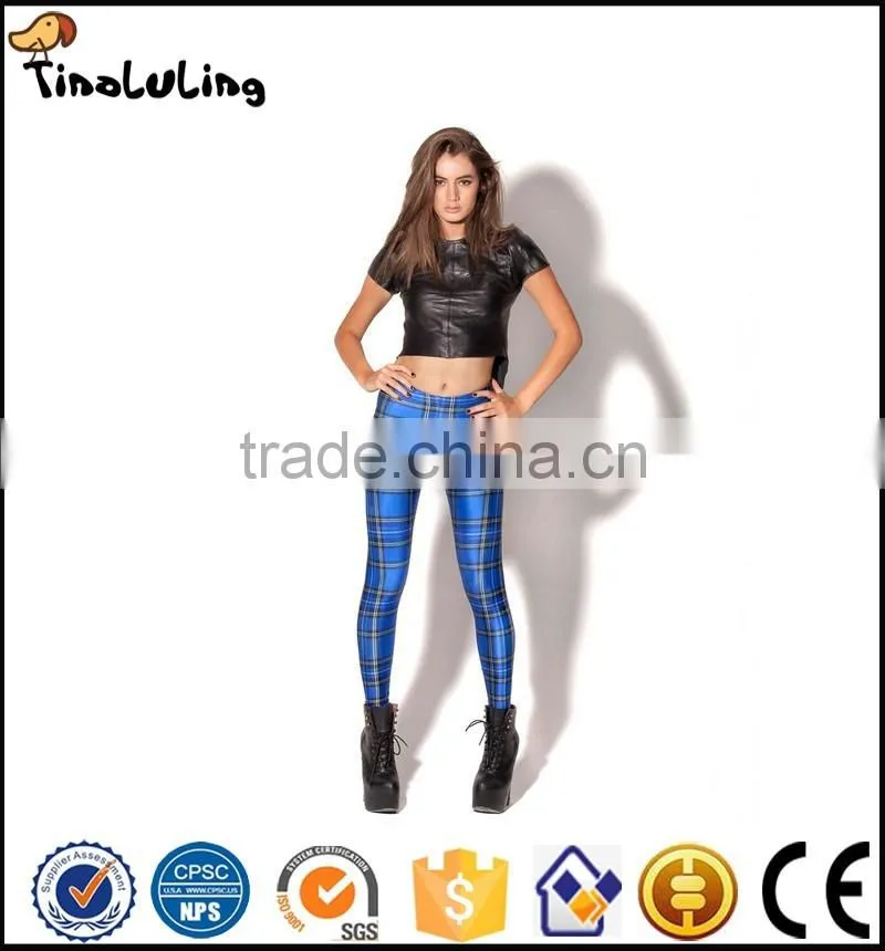 2017 New 3D Printed Lattice Women Leggings Mid Waist Sexy Slim Pants Polyester/Spandex Casual Jeggings Fashion Clothing