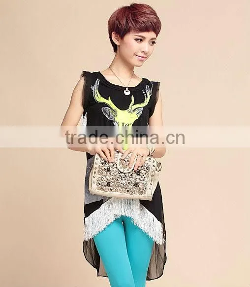 Summer Top Quality Front Short and Back Long Dresses