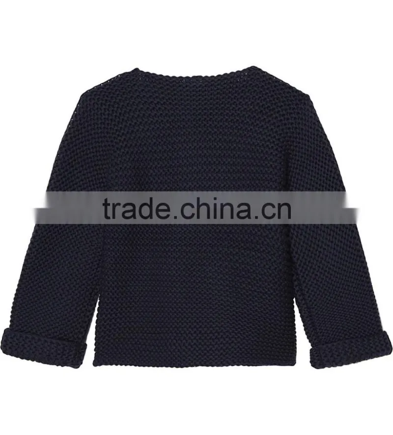 Hot sale 2017 custom new style kids sweater pink children Knitted cotton cardigan cashmere sweater for baby