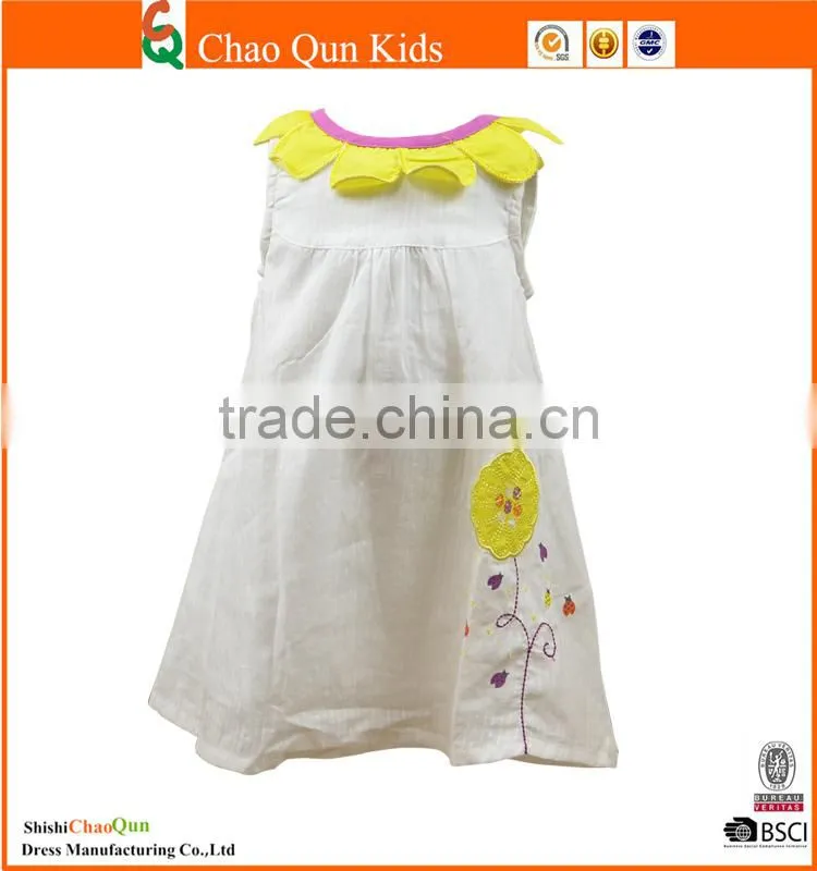 New fashion children print cotton frocks in wholesale