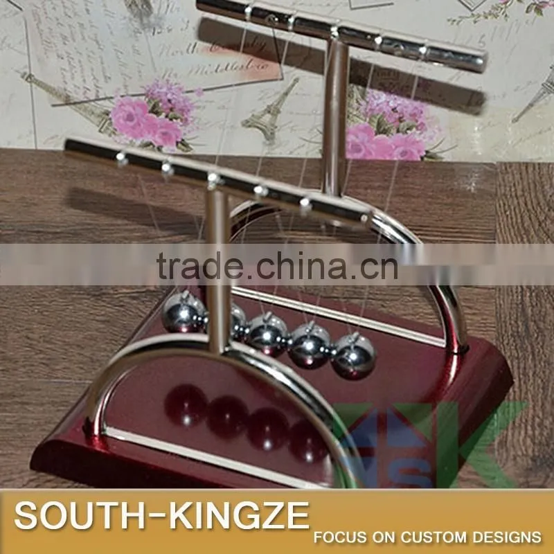 T-shape Newton Metal Pendulum Balance Ball Metal Base