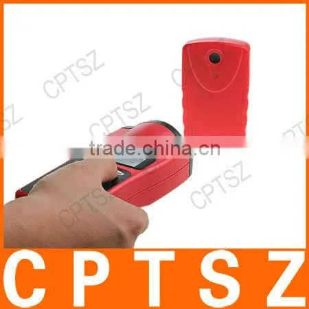 Dual ultrasonic distance meter with laser pointer rangefinder