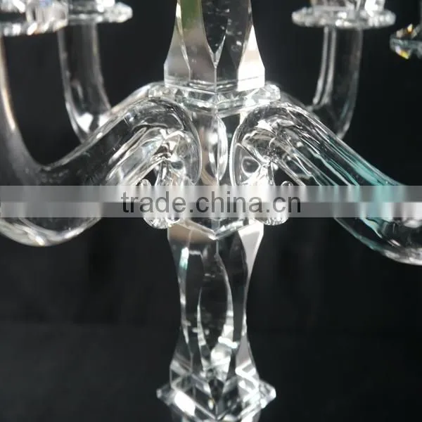 Crystal Candle holders for Glass Wedding & Table centerpieces