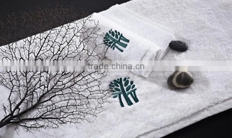 five star hotel high quality embroidery 16s Soft towels
