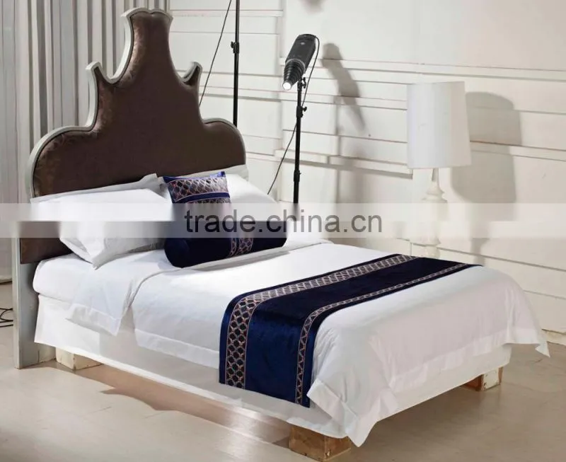 King Size Hotel Bed Sheets 100% Cotton White Duvet Cover Sets