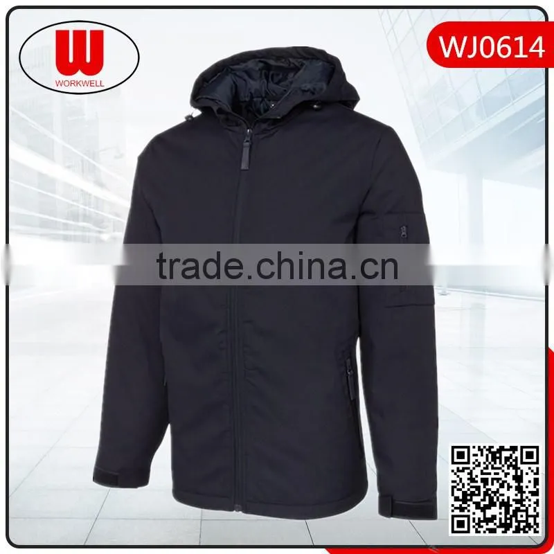 black life jacket of taffeta fabric