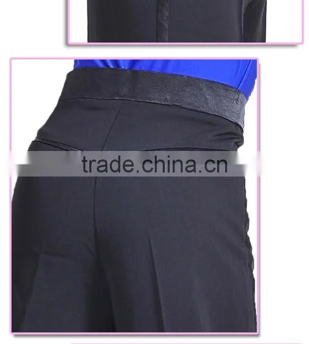 New Boys Latin Dance Black Pants Kids Ballroom Modern Latin Dance Pants