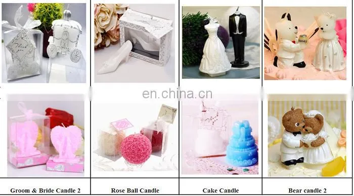 2017 new candle wedding thank you gift