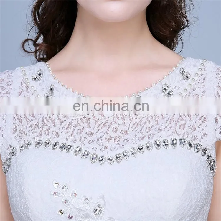 HS1617 Ball Gown Wedding Dresses 2017 New Gorgeous Dazzling Princess Bridal Real Image Luxurious Tulle Handmade Rhinestone