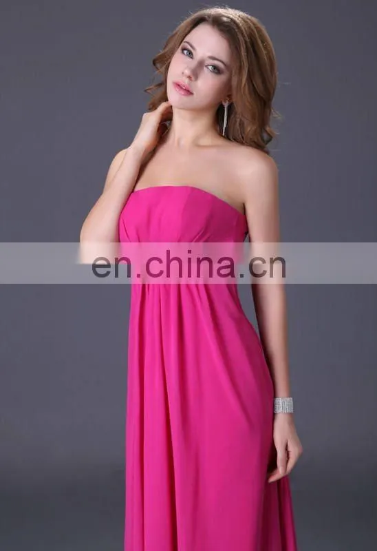 Grace Karin Ladies Sexy Strapless White Long Evening Dress CL3105-3#