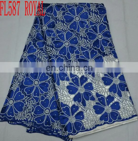 Hot sale cotton lace/ african cord lace/ guipure lace/ embroidery lace