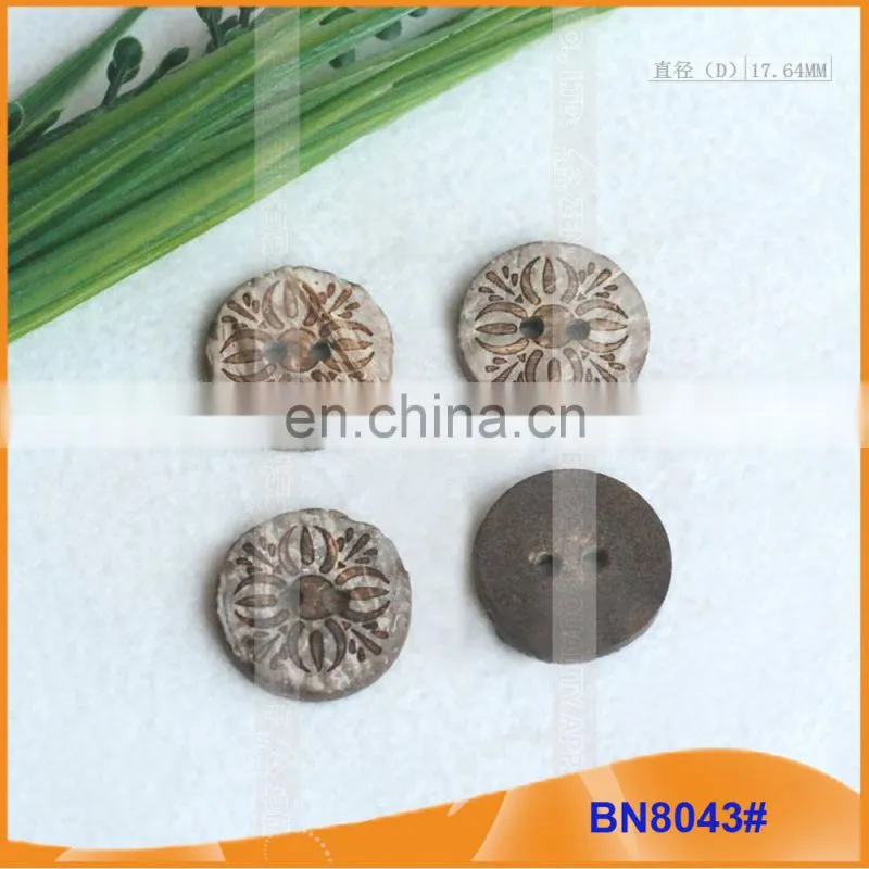 Natural Coconut Buttons for Garment BN8043