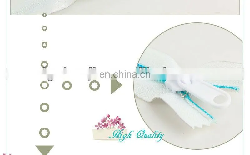 High-quality pe zipper