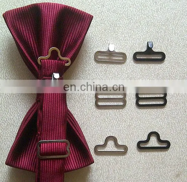 10mm bow tie buckle,adjuster, hardware,slide,hook and eye