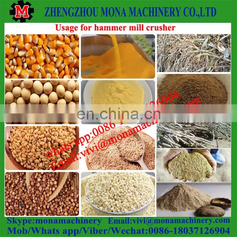 stainless steel paper hammer mill /straw hammer mill/corn stalk hammer mill