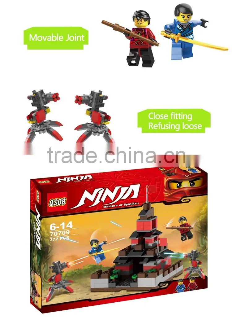 372 pcs plastic funny blocks play set