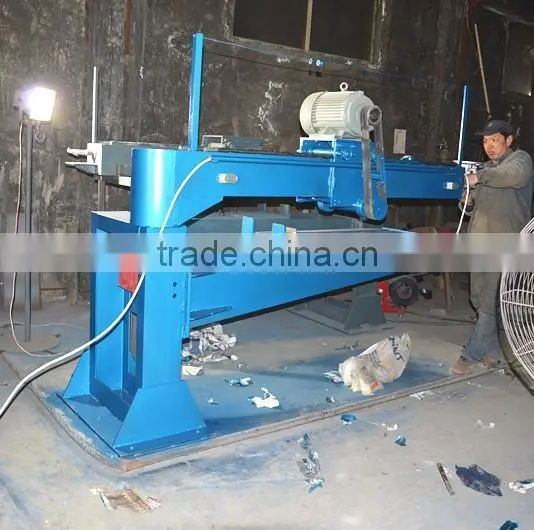 high efficiency otr tire recycling plant for sale/otr scrap tire cutting plant/tire crush machine