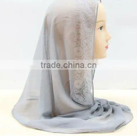 A394 Newest VOGUE 39cm*54cm MUSLIM SCARF HIJAB