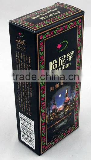 black color special design paper box