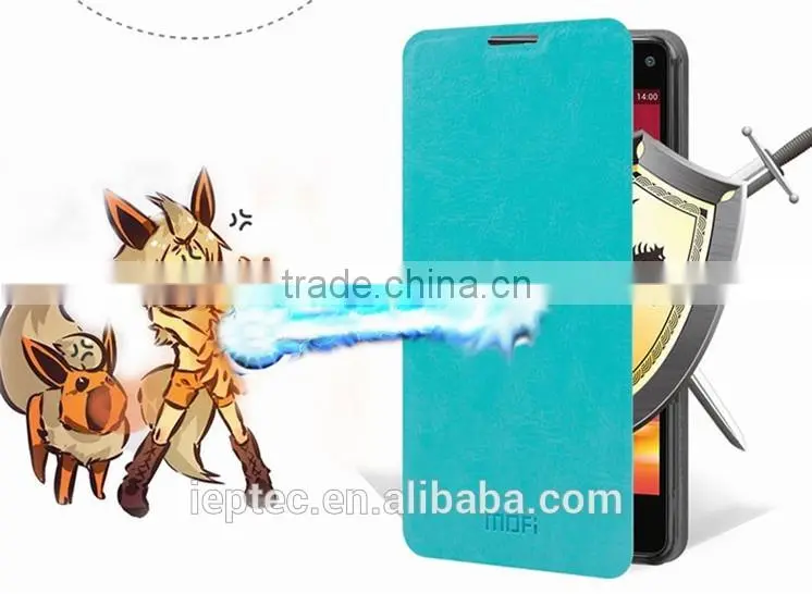 MOFi Mobile Phone Case for GIONEE GN206, Flip Leather Case Cover for GIONEE GN206