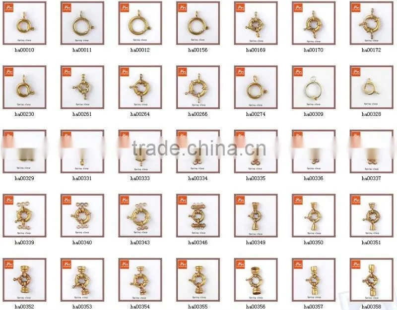 jewelry clasp metal clasp spring lock fashion accessory