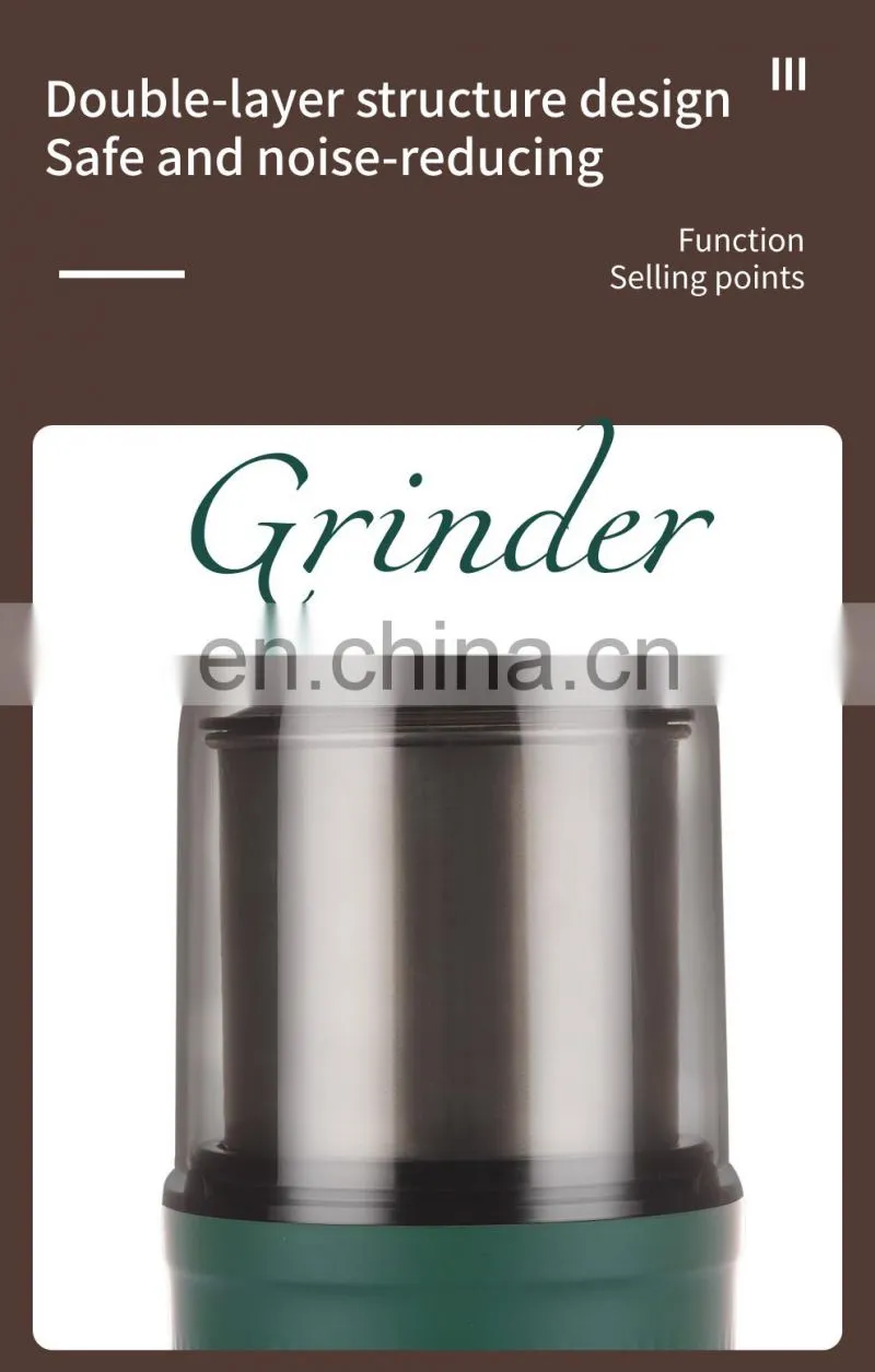 Whosale Mini Portable Grinding Machine for Coffee and Grains