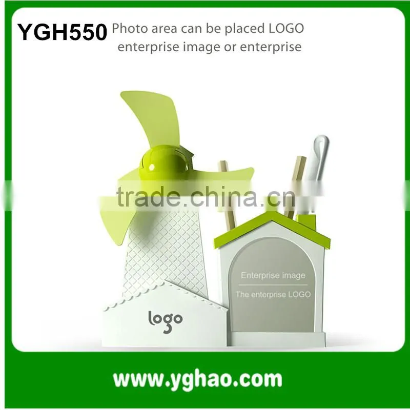 2016 Windmill shape Popular Desk Promotion Gift Mini USB Fan