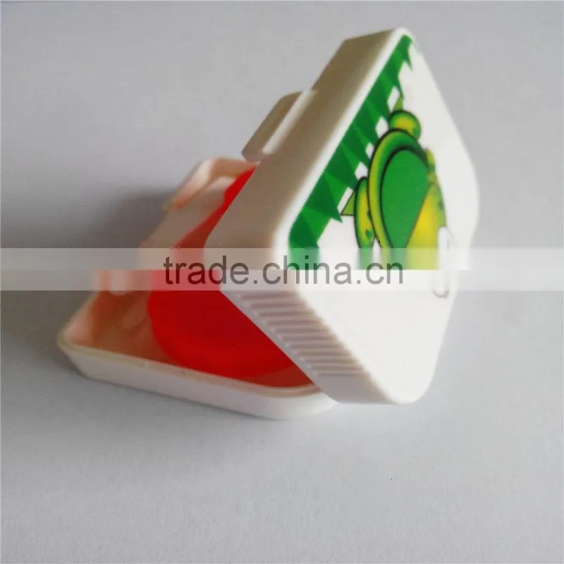 easy carry cute white contact lens case