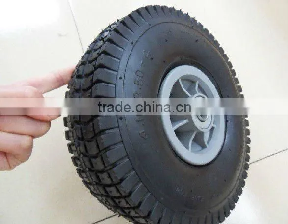 3.50-4 plastic rim wheelbarrow wheel