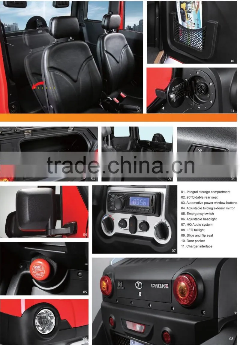 4 Seats Electric City Min SUV Car