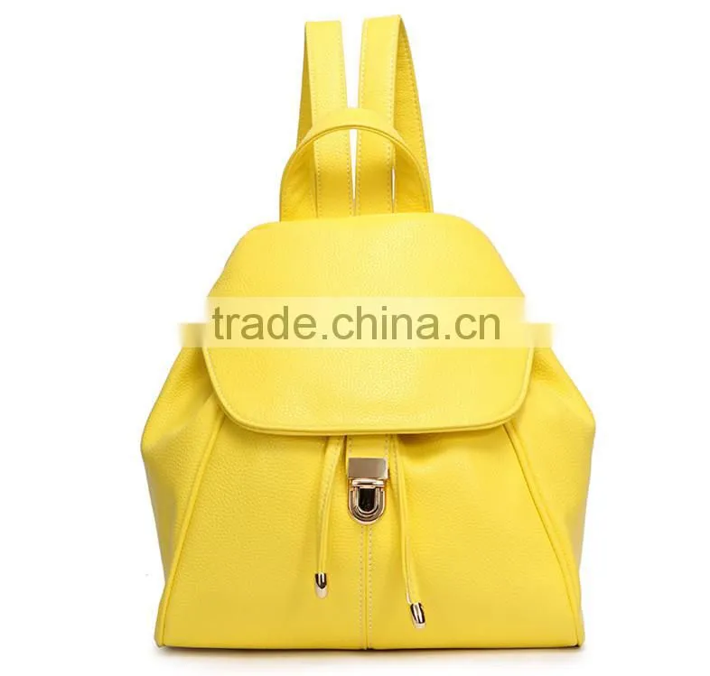 New Design female bag pu backpack fashion lady backpack