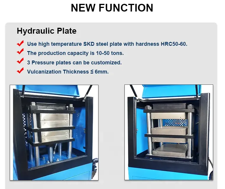 HST-300PT 30ton Lab Hot Press Machine Rubber Plate Vulcanizing Press Testing Test Machine