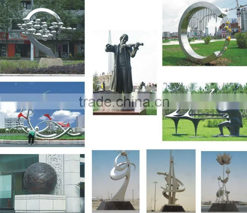 Shengfa-park stainless steel art Sculpture/metal fountain